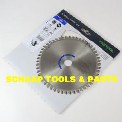 Cirkelzaagblad 168x20x1,8 mm 52 tanden Trapeziumvlaktand aluminium, vezelversterkte kunststoffen zaagbreedte 1,8 mm TS60 TSV60K CSC SYS 50 | 205767